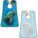 Watercolor Turtle Beard Bib | Ocean Animal Hair Catcher | Non-Stick Grooming Cloth & Salon Cape Apron | Perfect Gifts for Men - Buy Online on GoSupps.com