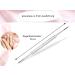 Professional 2-Sided Stainless Steel Corner File - Straight & Curved Nail Tool for Precision Filing - Buy Online on GoSupps.com