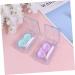 Buy Per Compris 2-Pack Mini Contact Lens Case with Mirror - Perfect for Colored Lenses & Travel - Invisible Lens Holder & Box Included - Buy Online on GoSupps.com