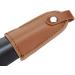 Stainless Steel Shoehorn with Brown Leather Handle - Lightweight and Portable Shoe Helper Stick for Men, Women, and Children - 17cm/6.69 inch - Buy Online on GoSupps.com