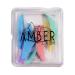 Amber Lash Rods for Eyelash Lifting/Perming  Colorful Reusable Soft Silicone Rods  Durable and Flexible  Rolly Curly  5 Different Curl Sizes and Lengths  Easy Application and Removal