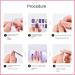 Vorist Gel Nail Strips Vorist Semi Cured Gel Nail Strips Nail Gel Strips Works with Any Nail Lamps Gel Nail Strips Semi Cured Gel Nail Stickers Easy to Apply & Remove(Color:#18) - Buy Online on GoSupps.com