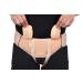 Hernia Belt for Men Hernia Support Truss Adjustable Waist Strap 2 SOFT Removable Compression Pads Breathable Material Hernia Soft Pad Beige (Large(36"-40"))