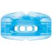 Shock Doctor - Mundsprung for braces - double and simple - medical silicone - fits your teeth - martial arts - mma - hockey - tooth protection children -11 blue double braces blue