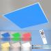 Glitter led led ceiling lamp RGB color change - ceiling mape dimmable 24W white with remote control angular ceiling lighting 45cm for living room bedroom kitchen children's room white corner -45cm