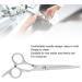 Haircut Scissors Stainless Steel Portable Beard Hair Dressing Styling Flat Scissors Shears for Unisex - Buy Online on GoSupps.com