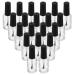 OUNONA OUNONA 20 Pieces Nail Polish Sample Containers Glass Nail Polish Bottles Refill Bottles for Nail Oil Nail Polish Holder Nail Polish Applicator Empty Nail Polish Bottles Manicure Black