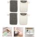 Baluue 4pcs Black Linen Soap Bag Bar Soap Bag Shower Foaming Bag Portable Soap Pouch Bar Soap Pouch Flax - Buy Online on GoSupps.com