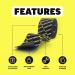 SPORTTAPE Extra Sticky Kinesiology Tape 5cm x 5m - Blue | Hypoallergenic Waterproof K Tape | Physio Medical Sports Tape for Muscle Injury Support | Uncut - Single Roll - Buy Online on GoSupps.com