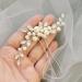Jakawin Pearl Bride Wedding Hair Pins - Rhinestone Crystal Headpiece for Women - Bridal Hair Accessories HP179 - Buy Online on GoSupps.com