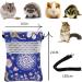 Little Bean Sugar Glider Hammock Bonding Pouch: Small Waterproof Pocket for Rat, Hedgehog - Soft Nest Bed Hideout, Blue - Buy Online on GoSupps.com