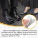 SQHT Heel Grip Liners Insert - Prevent Blisters with Self-Adhesive Cushion Pads 3 Pair (Black) - Buy Online on GoSupps.com
