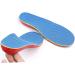 NOLITOY Orthotic Inserts - Arch Support Insoles for Children | Heel & Foot Pain Relief | Medium Blue Cushion Pads - Buy Online on GoSupps.com