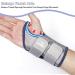 Nucamper Breathable Wristwear Band - Adjustable Support for Arthritis Tendinitis & Sprains | Gray-Marine L/XL (2 Pcs) for Men & Women - International Shipping Available - Buy Online on GoSupps.com