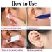 2 Pack Self Ear Piercing Gun Kit - No Pain Disposable Piercing Tool with Stud and Alcohol Pad - 3mm Gold Peas - Buy Online on GoSupps.com
