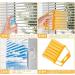 Daiilg 4Pcs Handheld Blind Cleaner Shutter Curtain Brush Dust Remover for Air Conditioning/Car Vent/Fan/Shutters-Orange&Yellow - Buy Online on GoSupps.com