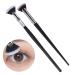 lanliflying Folding Angle Scalloped Lash Brush | Eyebrow Brush and Mascara Fan Brush Set - Eyebrow and Eyelash Brush with Soft Bristles for Girlfriend Mother Wife