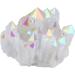 Kyeygwo Natural Mountain Crystal Titanium Coated Quartz Cluster - Irregular Healing Reiki Stone Decoration | Angel Aura Gem Specimen 65x35mm to 90x50mm - Buy Online on GoSupps.com