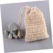 Healeved 6pcs Handmade Soap Storage Bag Drawstring Soap Bag Natural Loofa Mesh Soap Bag Sisal Soap Bag Shower Foaming Mesh Exfoliating Loofah Pouch Toilet Bath Plant Mesh Bag Cotton Linen - Buy Online on GoSupps.com