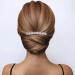 Zeayebsr Silver Rhinestone Hair Side Comb Flower Crystal Hair Clip Wedding Hair Comb Bridal Hair Comb French Women and Girls Hair Accessories - Buy Online on GoSupps.com