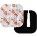 Totally TENS Electrode Pads Top Quality Reusable Tens pads Pack of 8 Self Adhesive Electrodes - Buy Online on GoSupps.com