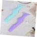 Angoily 3pcs Silicone Beauty Ruler Lash Mascara Purple Eyeshadow Mascara Drawing Aid Girl Makeup Tools Face - Buy Online on GoSupps.com