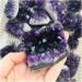 Stone Crafts Purple Feng Shui Natural Amethyst Crystal Quartz Drusy Geode Cluster Stone Decoration Ornament kaixun 1PC 40g-55g - Buy Online on GoSupps.com