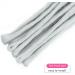 Dsoar Dreadlocks Extension Braids Hair Extensions Synthetic Braiding Hair 12 Strands 24 Inch Synthetic Dreadlocks for Men/Women Full Head Hippie Hair Extensions 24INCH Grey - Buy Online on GoSupps.com