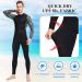 Dive Skin Full Body Swimsuit Rash Guard Wetsuit | Quick Dry UV Protection | Men Black 3X-Large - Buy Online on GoSupps.com