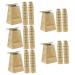 Sickness Vomit Car Trash Bag 75 Pcs Vomit Bag Travel Light Brown Kraft Paper Vomit Bags Disposable Travel Motion 1
