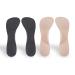 CB 2-Pairs of Arch Support Insoles Silicone Gel Invisible Slim Inserts Liners Shock Absorption  Arch Pain Foot Heel Pain Relief  3/4 Length for Women Shoes High Heel Shoes 5-8  Style A  Nude & Black