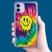 Buy Movilshop Shock-Resistant Protective Cover for Little F4 - Flexible Transparent TPU Gel Bumper Case with Reinforced Corners | Stylish Smile Swirl Motif - Buy Online on GoSupps.com