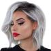 Wig Ladies Long Hair Grey Brazilian Party Curly Straight Women Hair 50s 60s 70s 80s