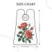 Red Roses Beard Bib Apron - Non-Stick Hair Catcher for Men | Ideal Gifts for Shaving | One Size Black - Buy Online on GoSupps.com