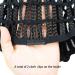 Adjustable Black Wig Cap with Elastic Band and Hair Clips for Braided Crochet Wig Making - Buy Online on GoSupps.com