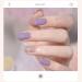 Jelly Gel Nail Polish Milky Purple Gel Nail Polish Long-Lasting Nude UV Gel Polish 10ml Nail Polish Pink Purple Gel for Nail Art DIY LED Soak-Off Nail Varnish for Women - Buy Online on GoSupps.com
