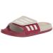 adidas Unisex-Adult Adilette Tnd Slide Sandal 8 Women/8 Men Maroon/White/Talc