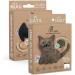 Catlabs Sustainable Cat Toy Set Cuddly Cat & Fluffy Bat with Catnip | Natural Sheep Wool | Refillable | Eco-Friendly - Buy Online on GoSupps.com