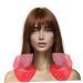 FRCOLOR Pink Neck Tray - Dyed & Ironed Shoulder Pads for Hair Washing Dyeing & Perming - Durable Plastic Tool for International Shipping - Buy Online on GoSupps.com