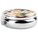 Mid Century Modern Round Pill Box | 3 Compartment Travel Organizer | Portable Travel Pill Box for Easy Access - Buy Online on GoSupps.com
