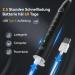 JTF Electric Toothbrush for Adults - Rechargeable Sonic Toothbrush with 6 Heads & 5 Modes - P100 Black - Buy Online on GoSupps.com