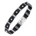 Jeroot MagnetArmband Ceramic Men Magnetic Arm Band Closure Bracelet Magnet Men Health Magnetic Band Energetix with Setting Tool (3500 Gauss) C085