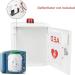 Qianmei AED Cabinet - Metal Defibrillator Storage with Alarm & Light | Universal Fit for Cardiac Science - 36x20x40 cm - Buy Online on GoSupps.com