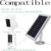 3 Pack Solar Panel Charger for Ring Camera - White | Compatible with Spotlight Cam & Stick Up Cam - Buy Online on GoSupps.com