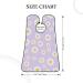 Flower Daisy Beard Bib - Purple Hair Catcher & Grooming Cloth for Easy Shaving | Perfect Gifts for Men - Buy Online on GoSupps.com