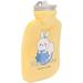 Soft Plush Heat Bottle - Cozy Yellow Hare Cover Warm & Durable Rubber for Hands Feet & Stomach Relief - Buy Online on GoSupps.com
