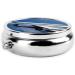 Flying Airplane Printed Mini Round Pill Box | 3 Compartment Travel Medicine Organizer | Portable Pill Case for Home & Office Use - Buy Online on GoSupps.com