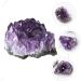 Didiseaon 4 Pcs Natural Crystal Cluster Agate Bare Stone Natural Minerals Small Piece Purple - Buy Online on GoSupps.com