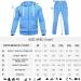 Men's Casual Tracksuit Set | Athletic Sweatsuits for Jogging | Light Blue | Size Medium - Buy Online on GoSupps.com