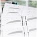 Didiseaon 12pcs 48 Eyebrow Template Stickers Eyebrow Grooming Stencils Eyebrow Sticker Eyebrow Card - Buy Online on GoSupps.com